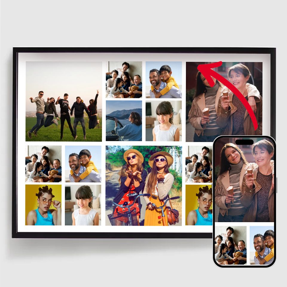 Personalisierte Poster - Laden Sie Ihre eigenen Bilder hoch - 15 Fotos Horizontal