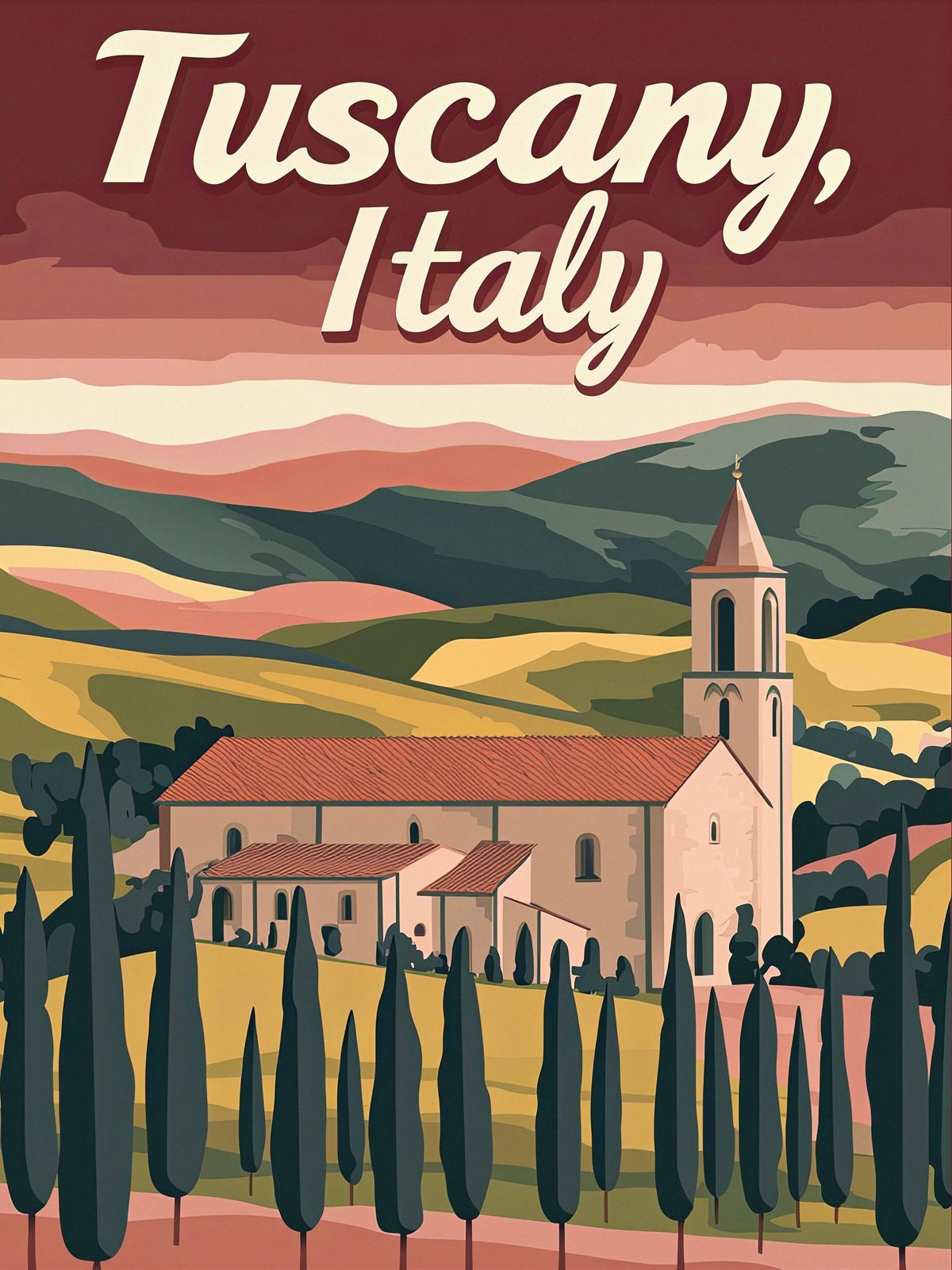 Poster - Toskana Italien