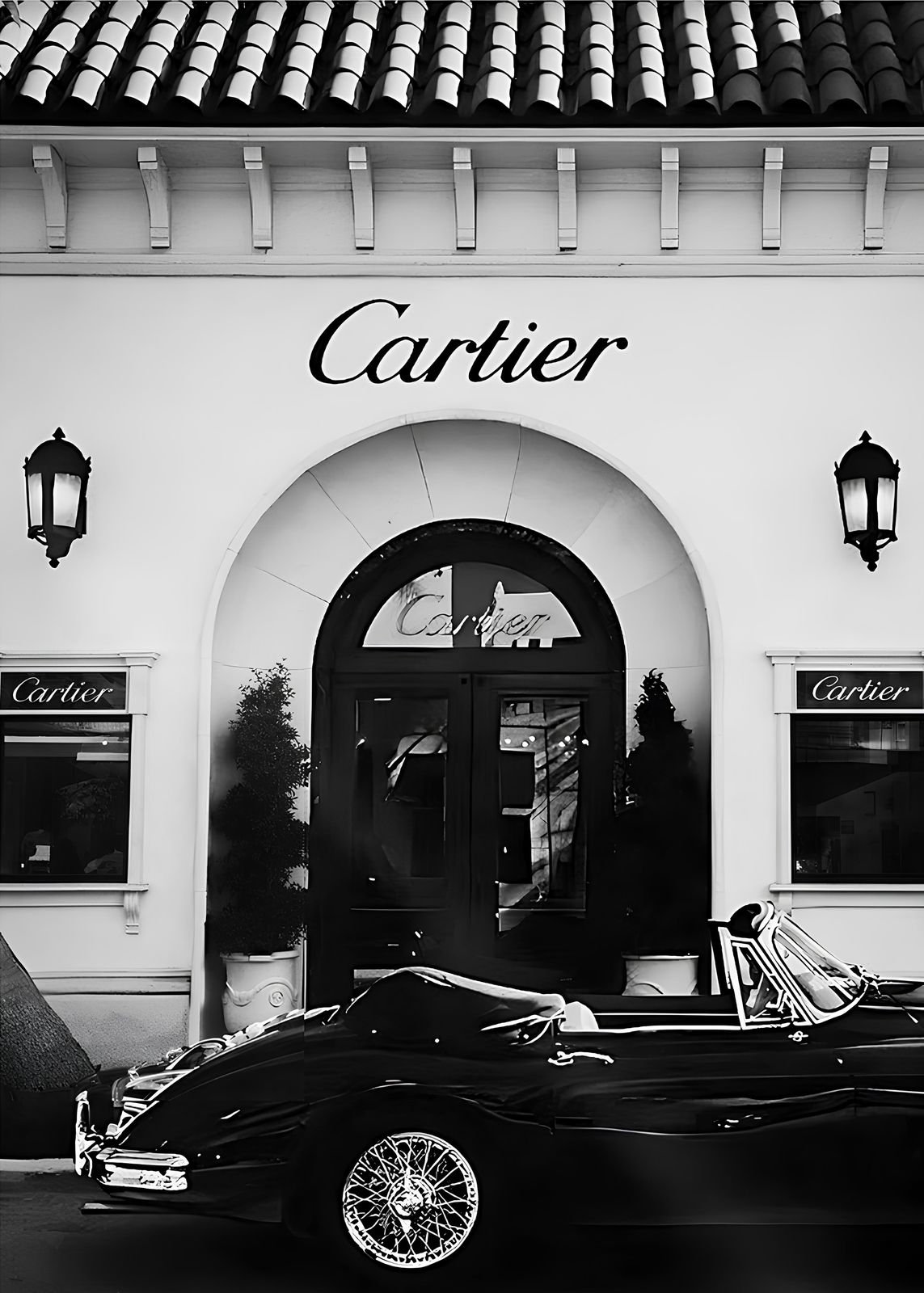 Poster - Cartier Storefront