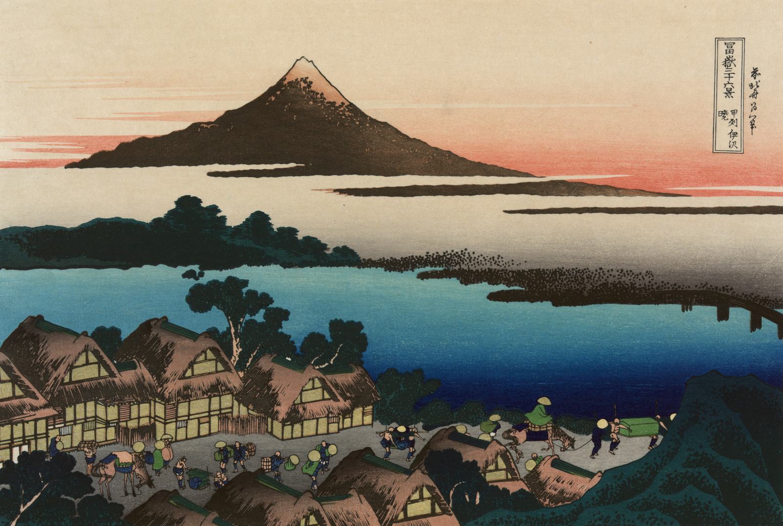 Poster - Mount Fuji Kunstwerk