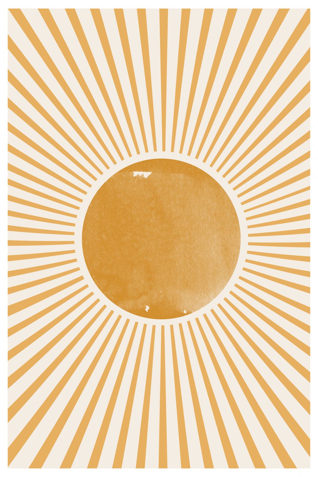 Poster - Strahlendes Sonnendesign