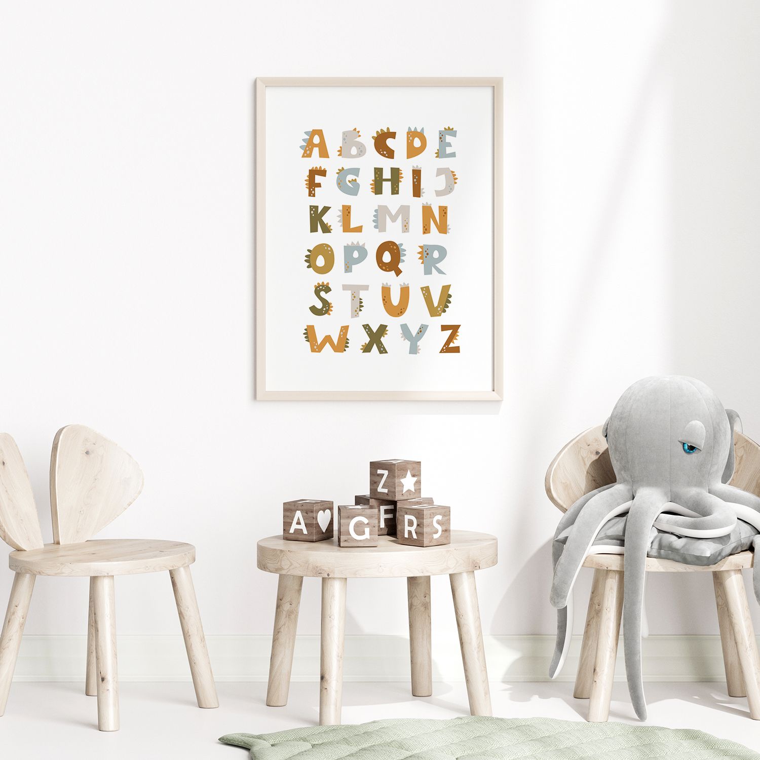 Poster - Alphabet Dinosaurier
