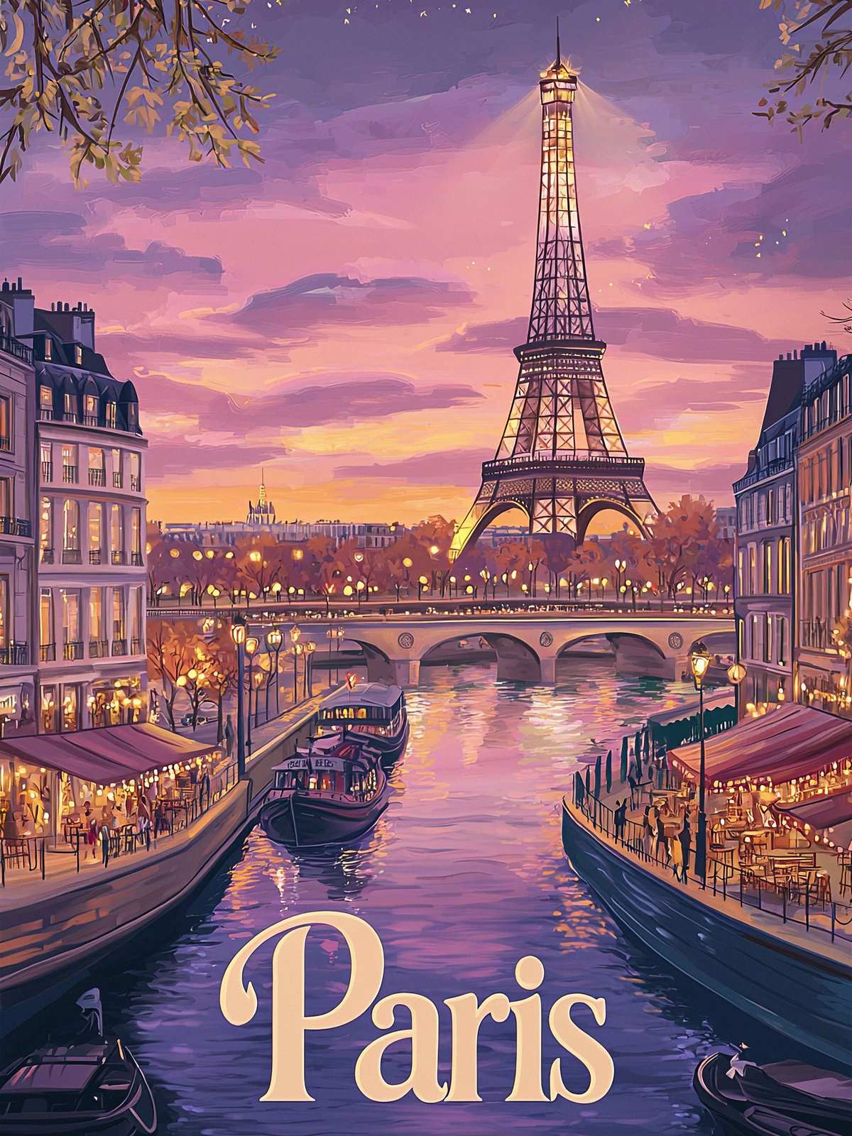 Poster - Paris Eiffelturm