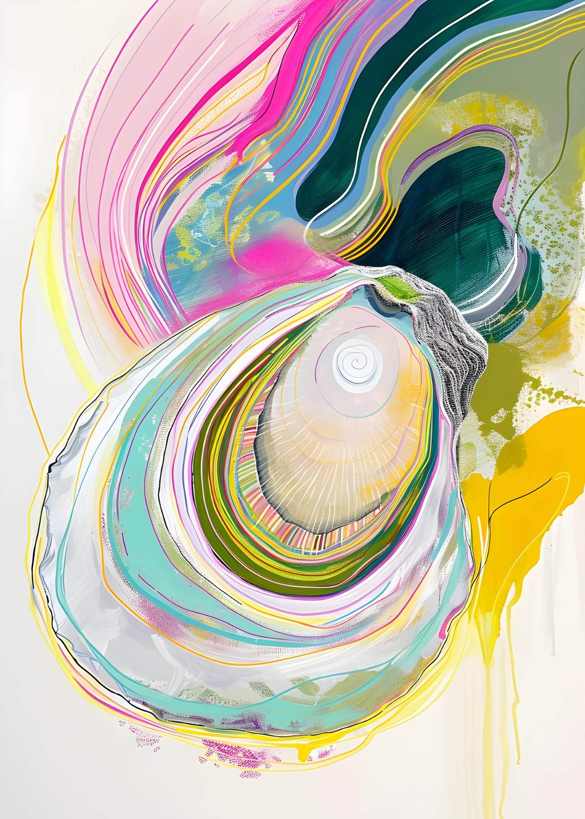 Poster - Abstrakte Wirbel
