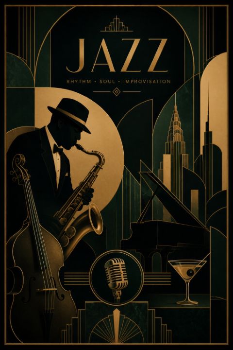 Poster - Jazzrhythmus