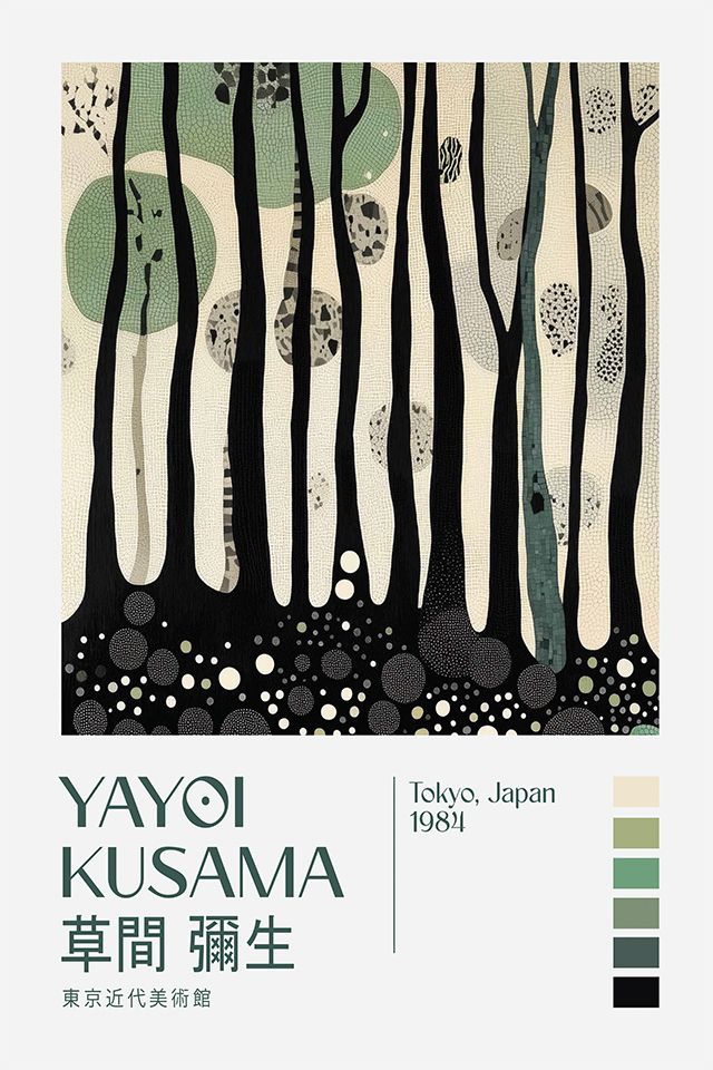 Poster - Inspiriert von Yayoi Kusama