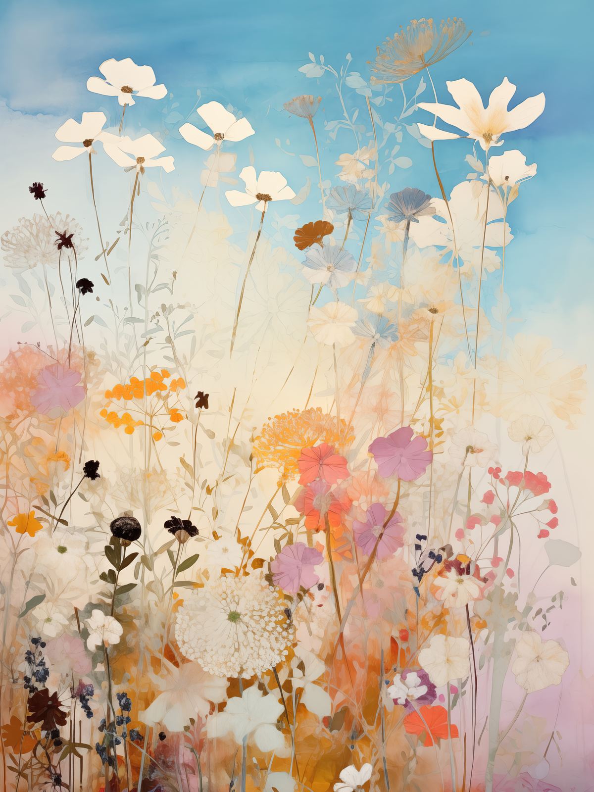 Poster - Wildblumenwiese