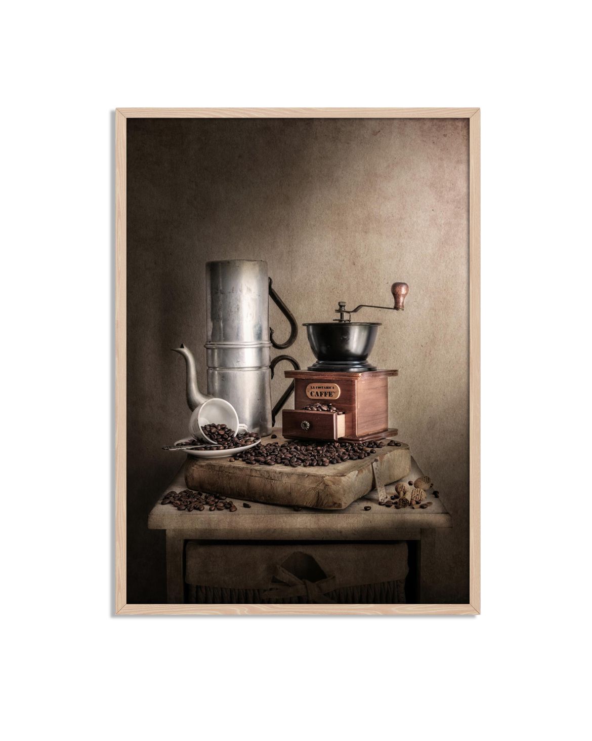 Vintage Kaffeemühle Poster