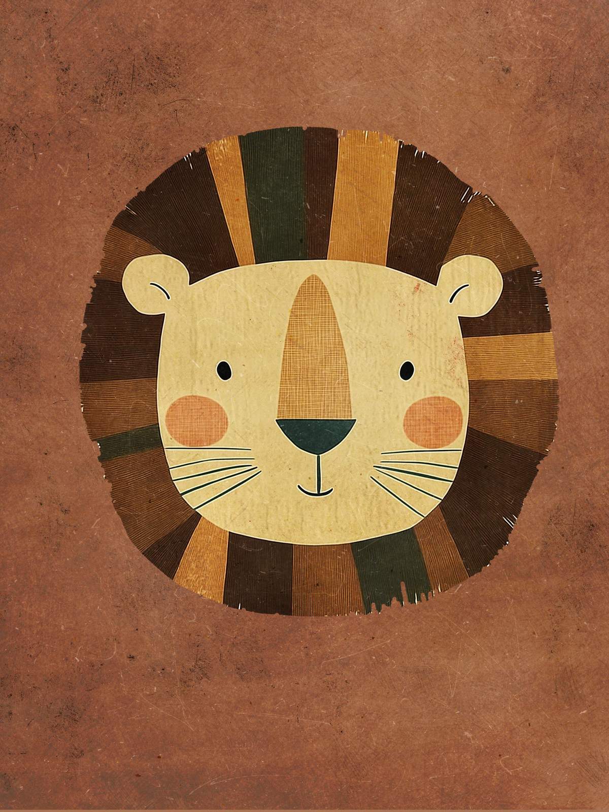 Poster - Löwenillustration