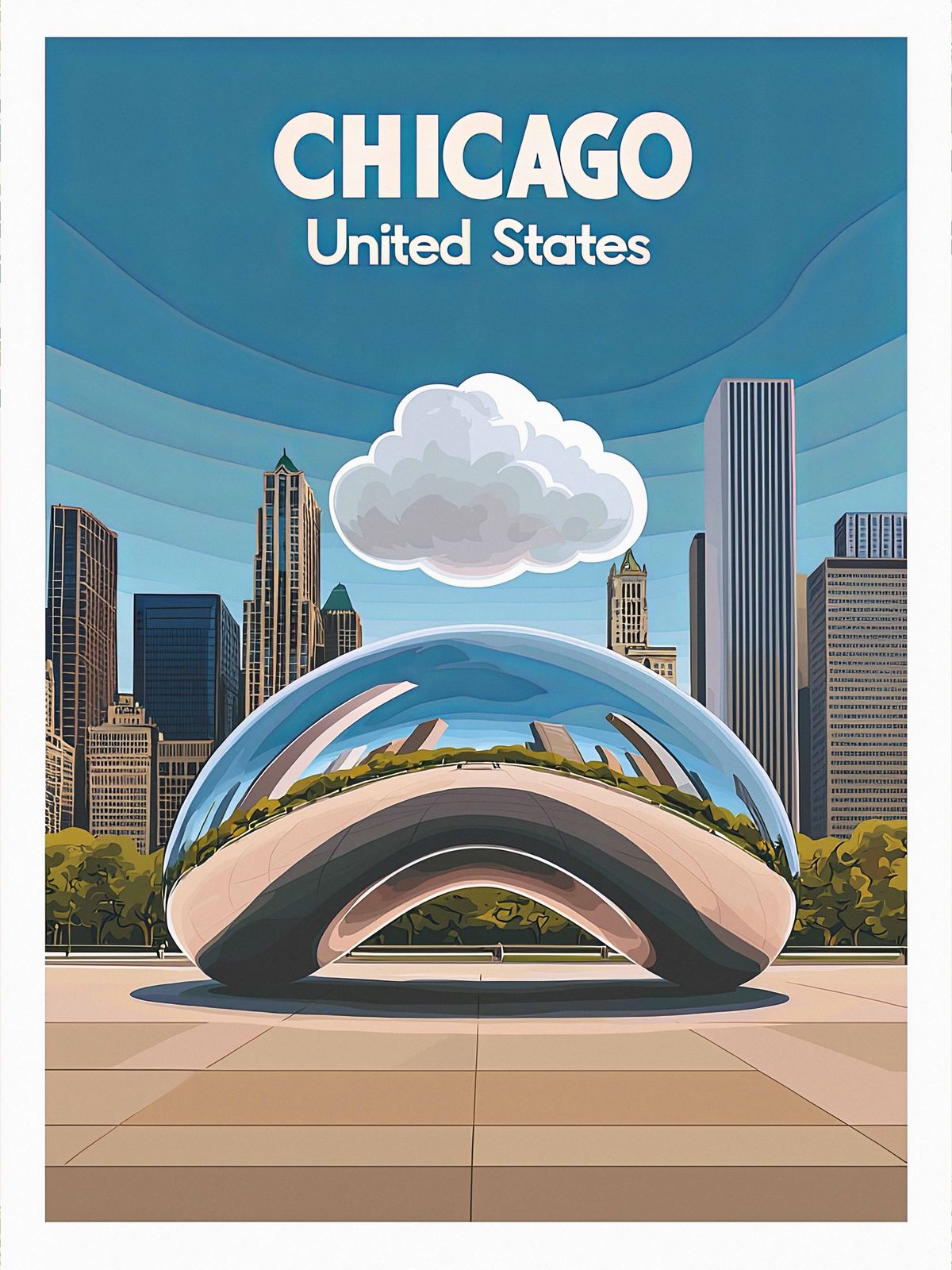 Poster - Chicago Vereinigte Staaten