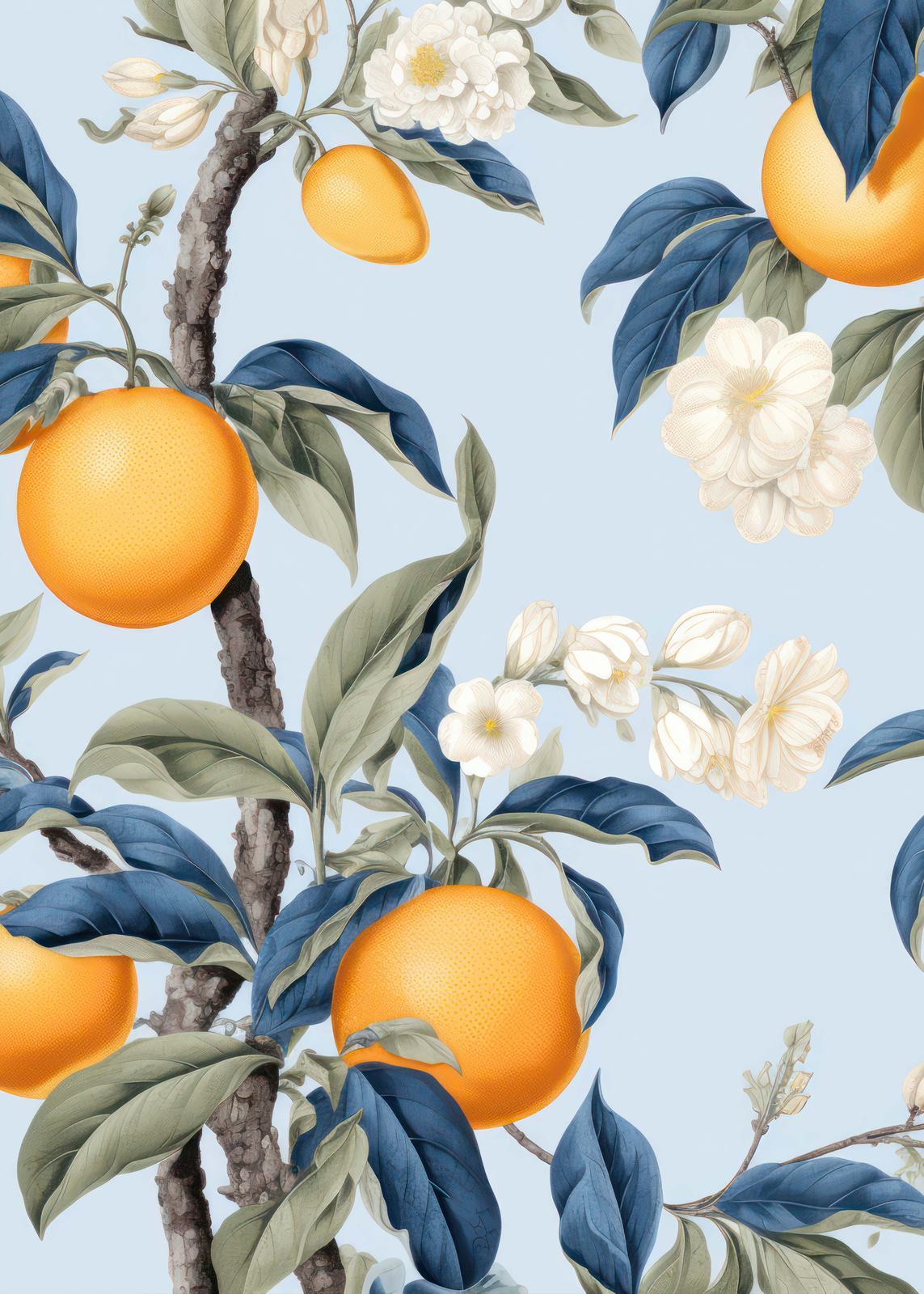 Poster - Orangenblüte