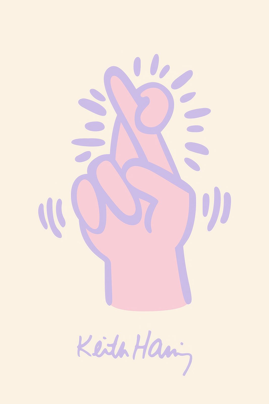 Poster - Keith Haring Kunst