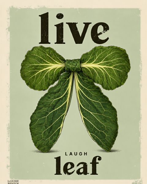 Poster - Live Laugh Leaf