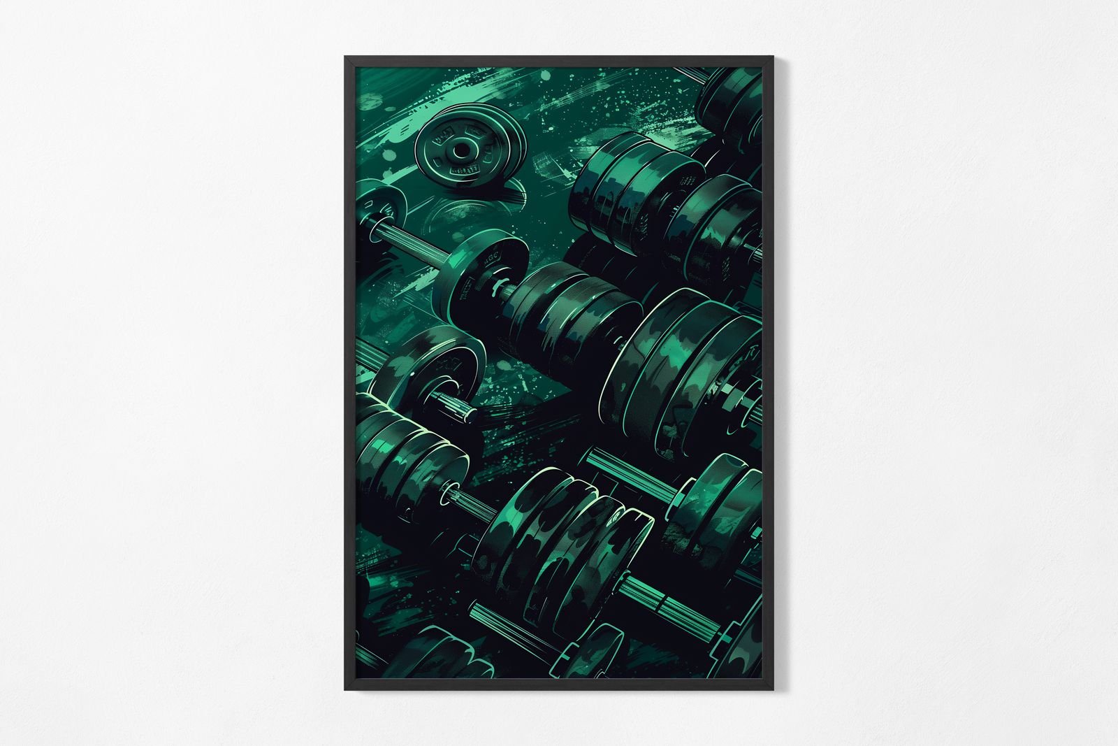 Poster - Fitnessgeräte