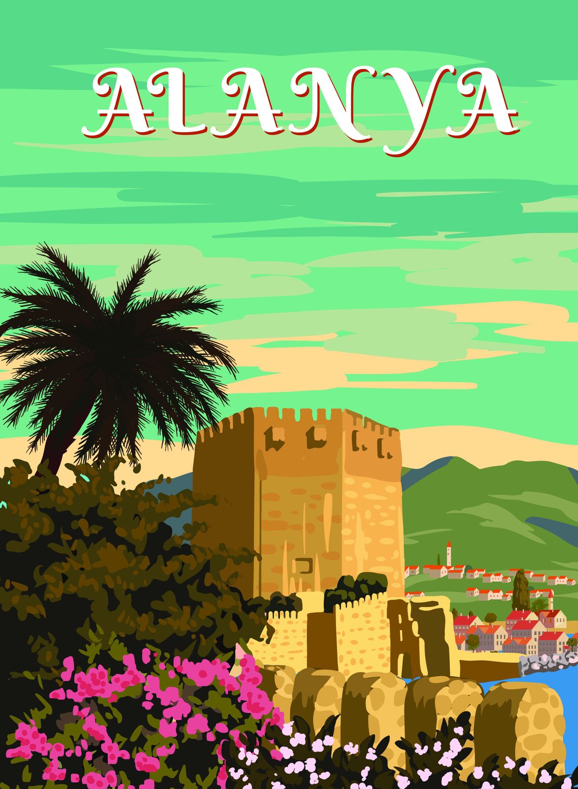 Alanya Wandposter