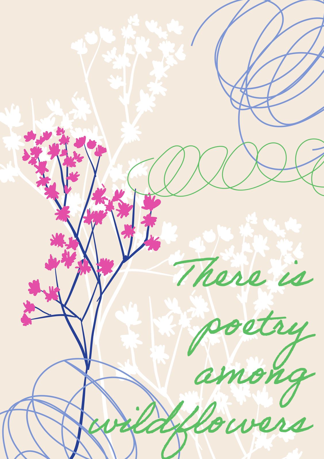 Poster - Poesie Unter Wildblumen