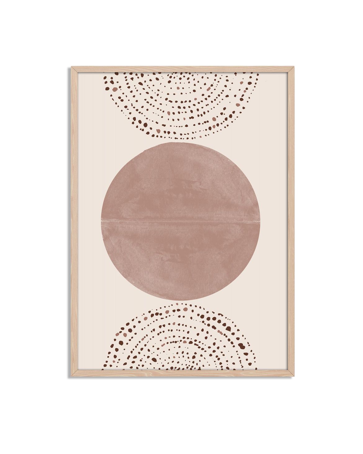 Minimalistisches Abstraktes Kreisposter