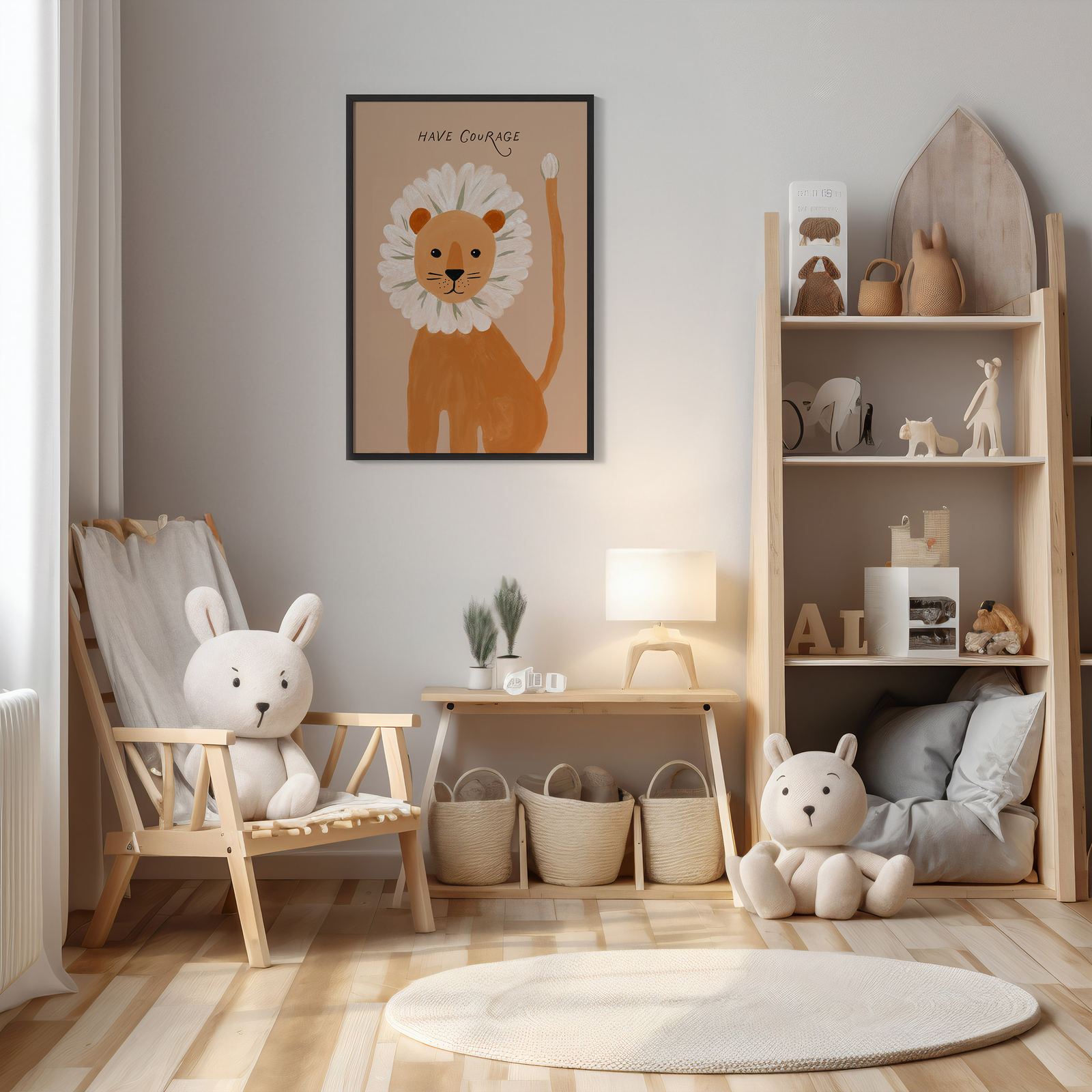 Poster - Hab Mut Löwe