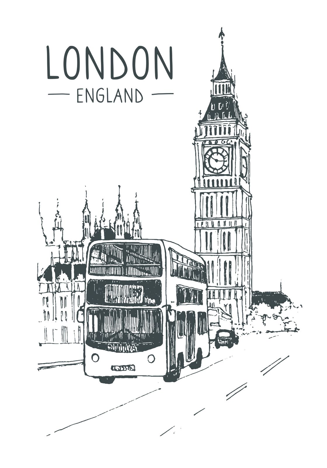 London Poster - Einzel