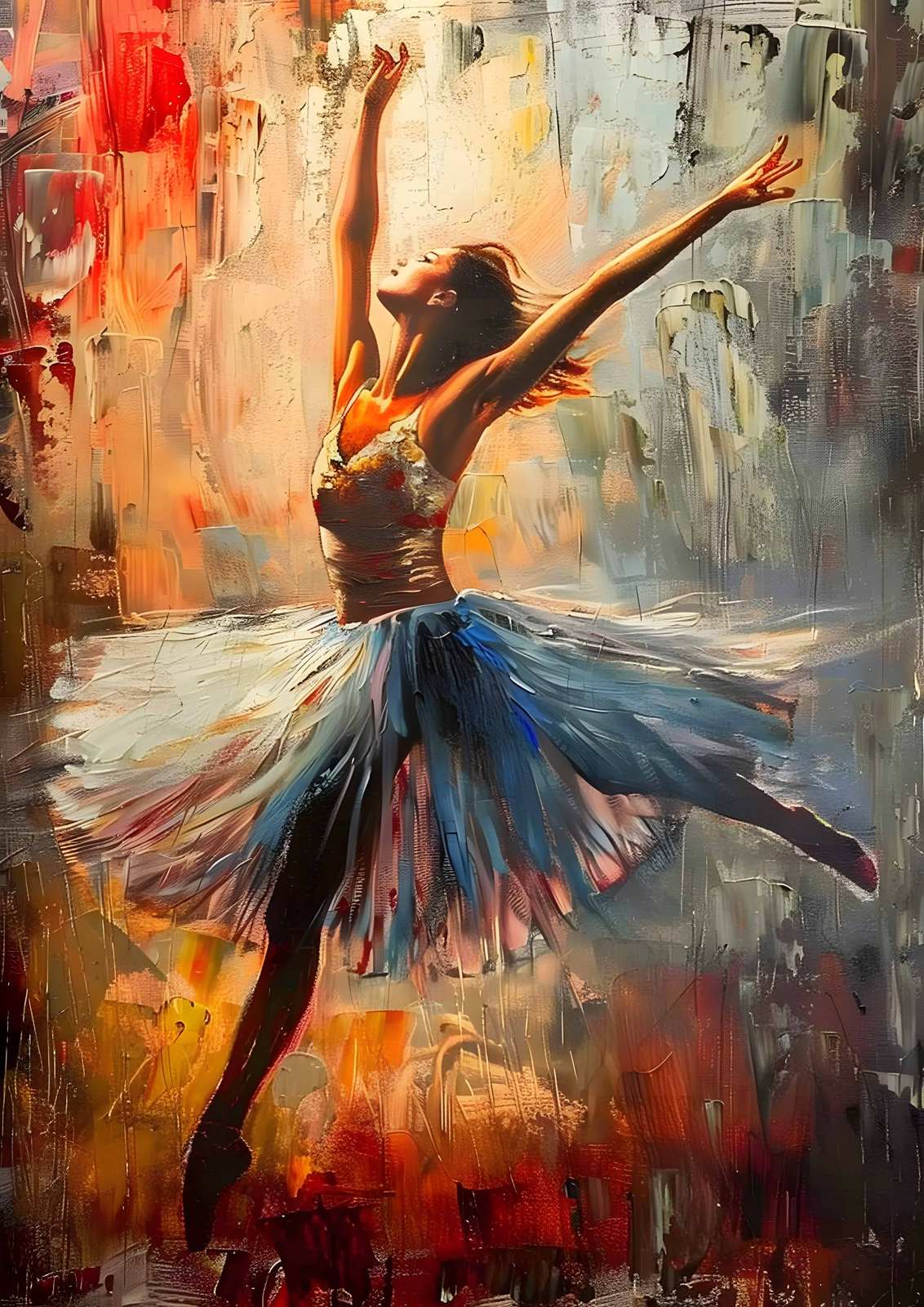 Poster - Balletttänzer Kunst