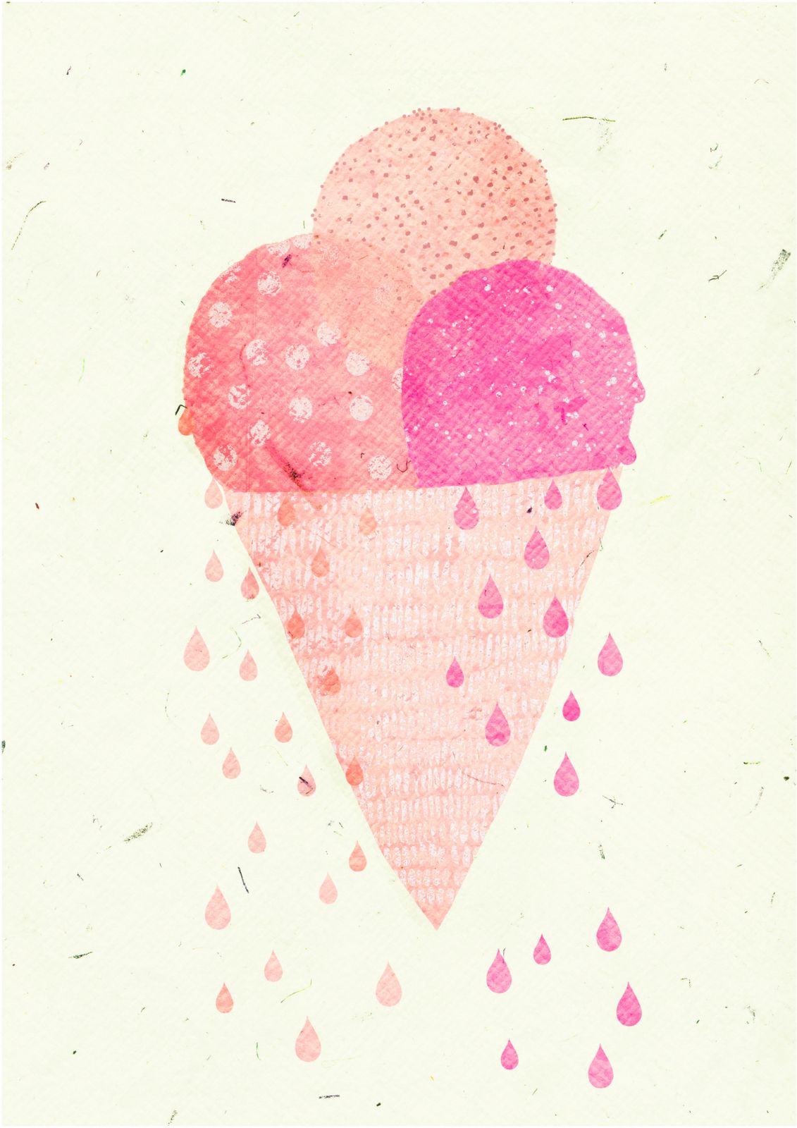 Poster - Eiscreme Freude