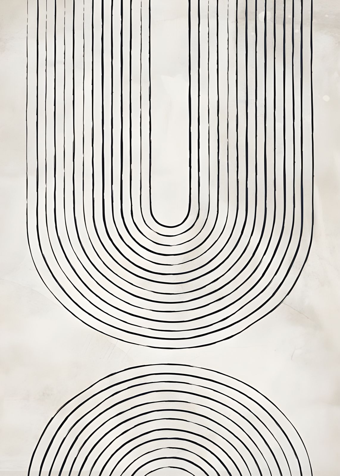 Poster - Abstrakte Linien