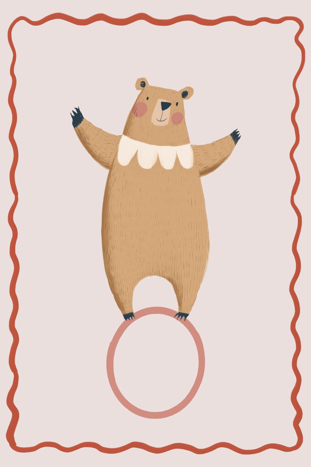 Poster - Zirkusbär
