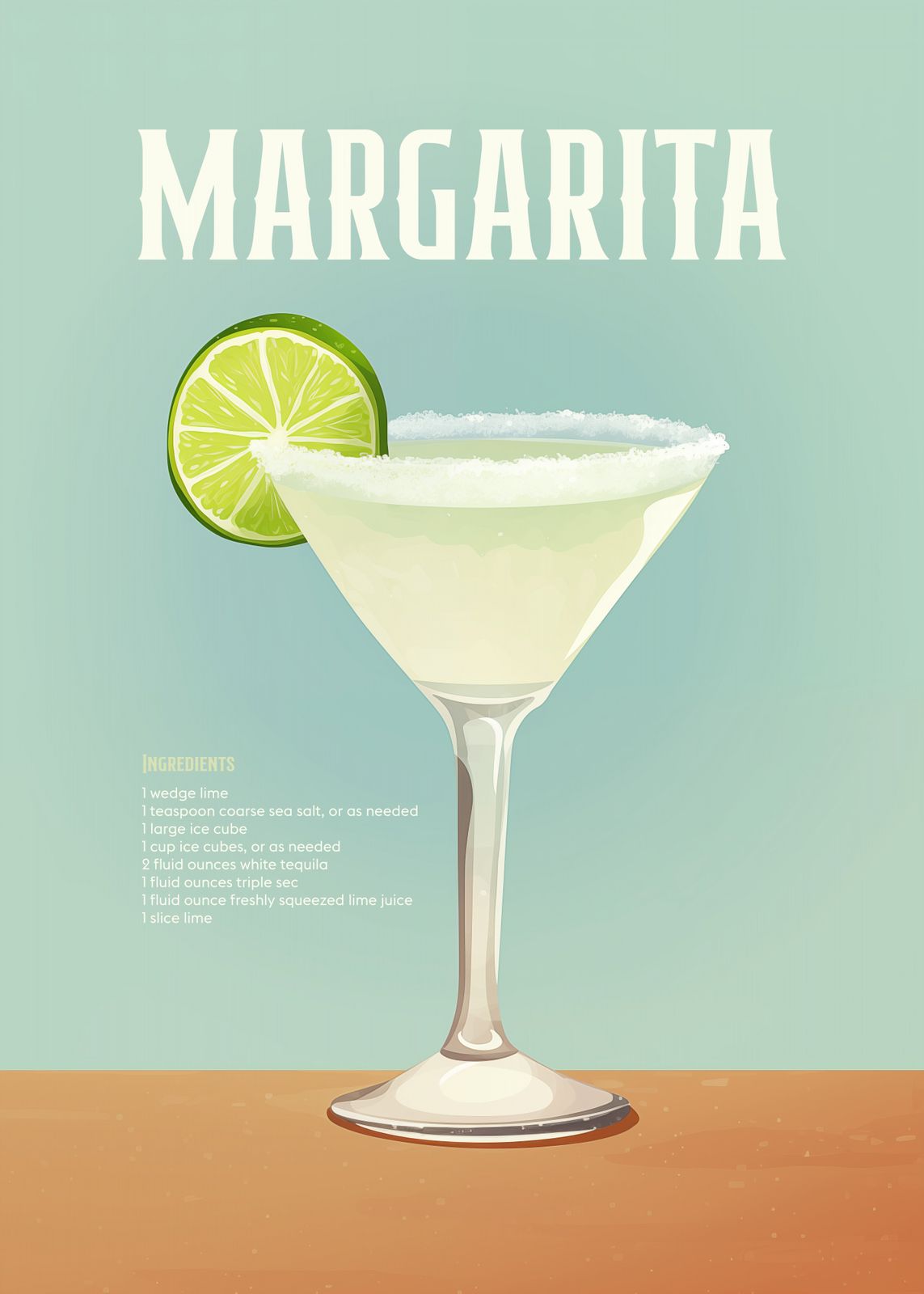 Poster - Margarita Cocktail