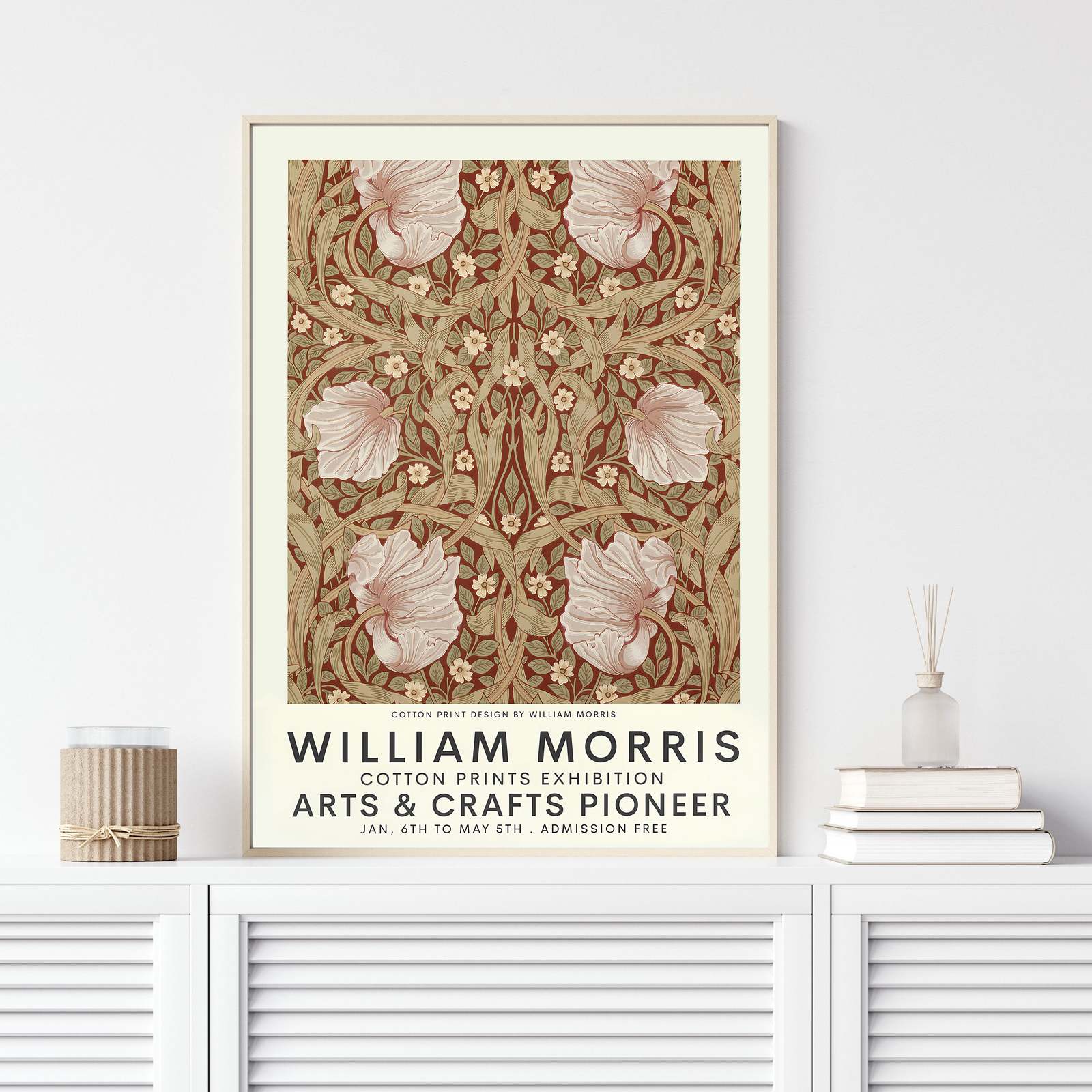 William Morris Baumwoll-Druck Poster - Einzelner Artikel