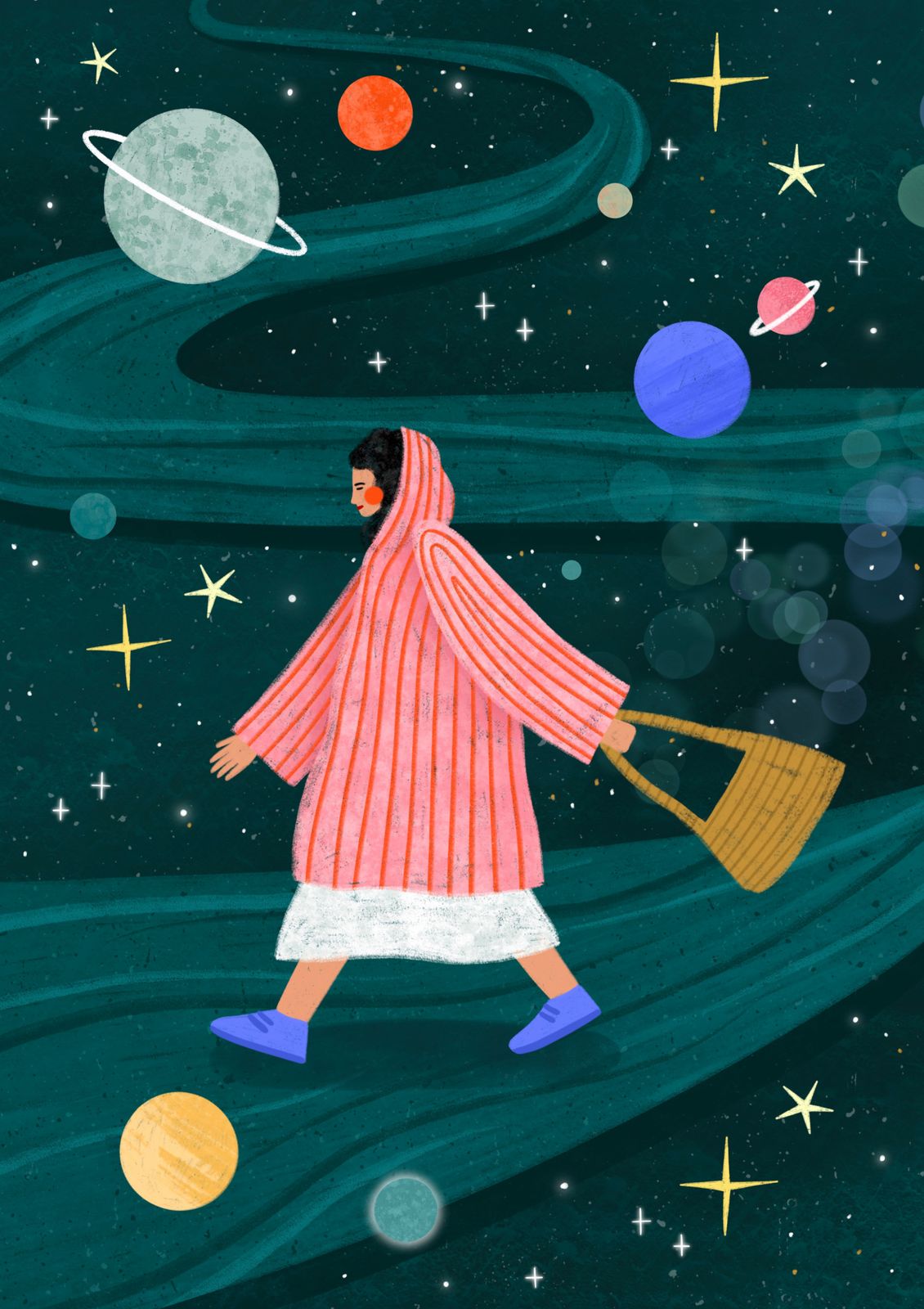 Poster - Kosmischer Spaziergang