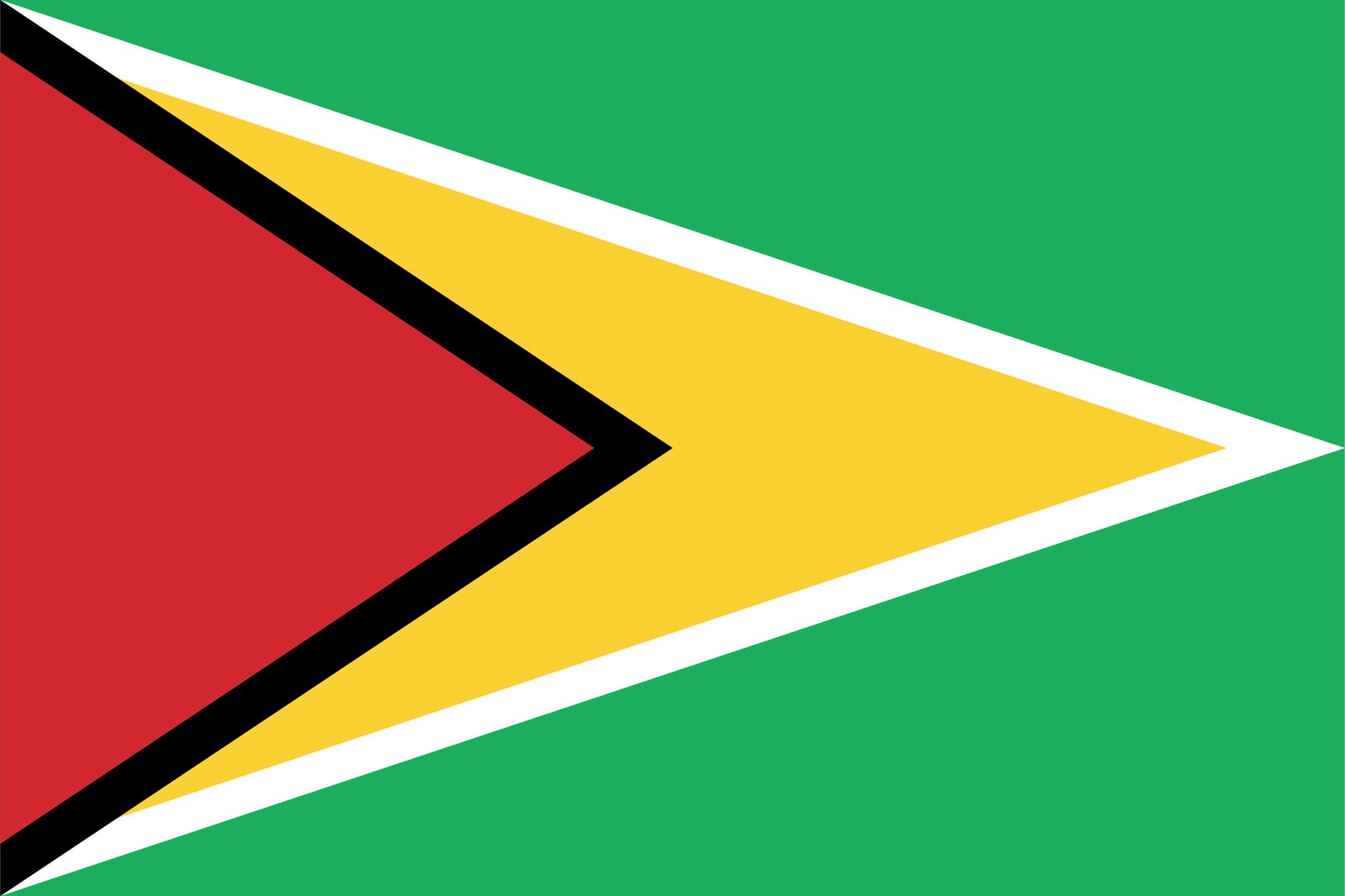Guyana Flagge - Aufkleber