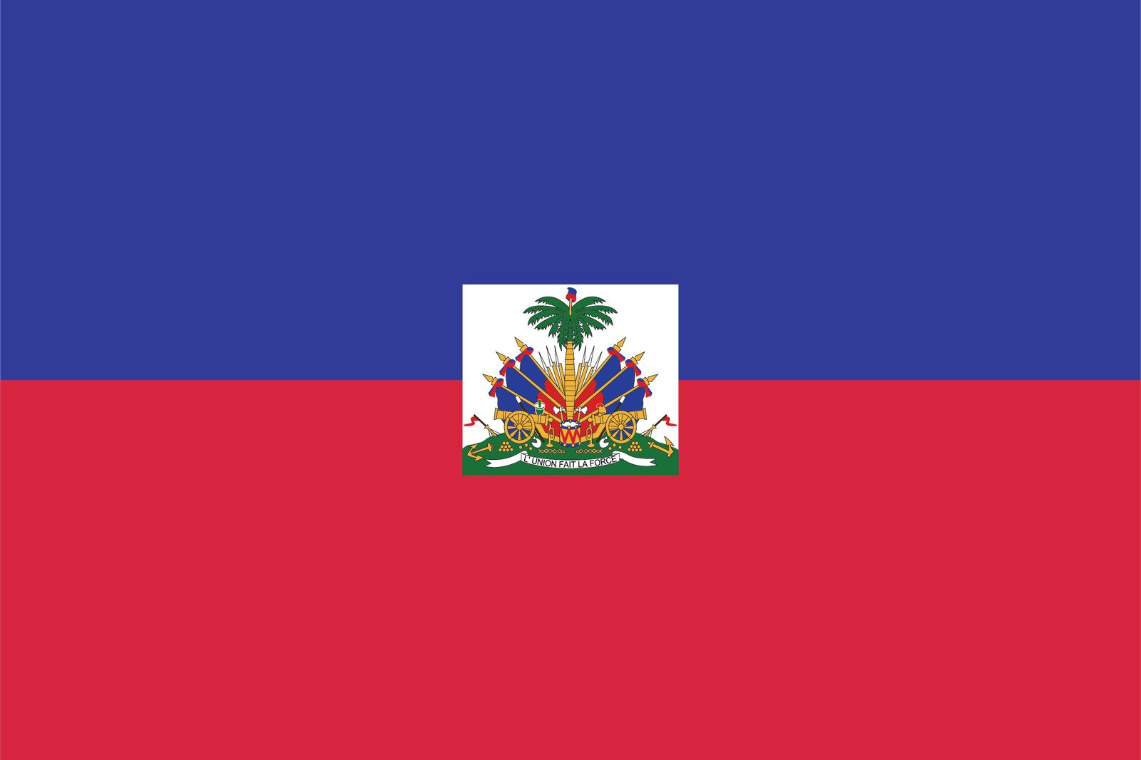 Haiti Flagge - Aufkleber