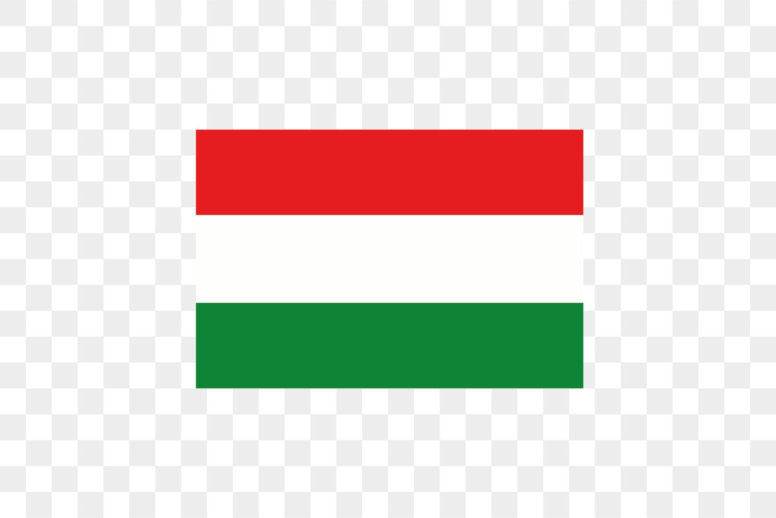 Sticker - Ungarn Flagge