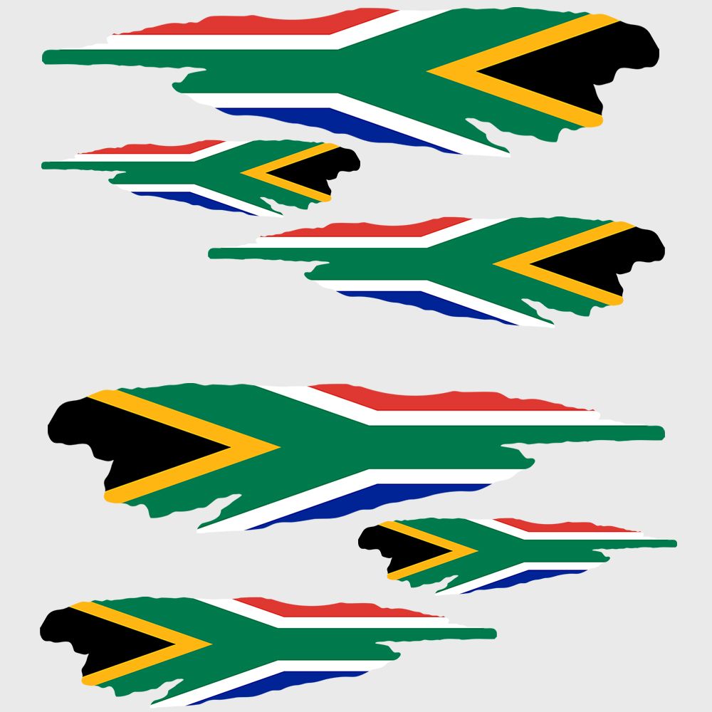 Südafrika Flagge - Aufkleber