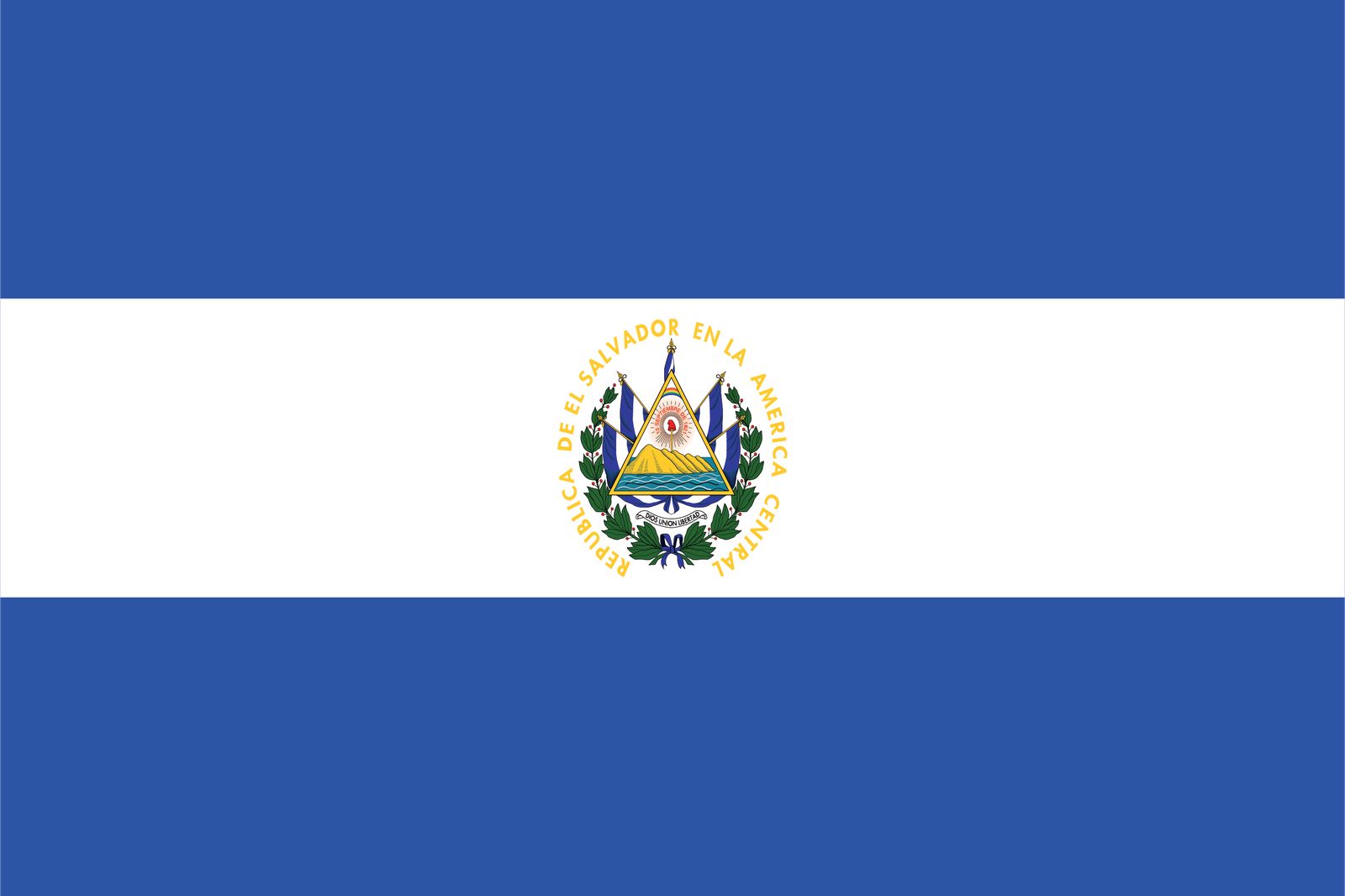 El Salvador Flagge - Aufkleber