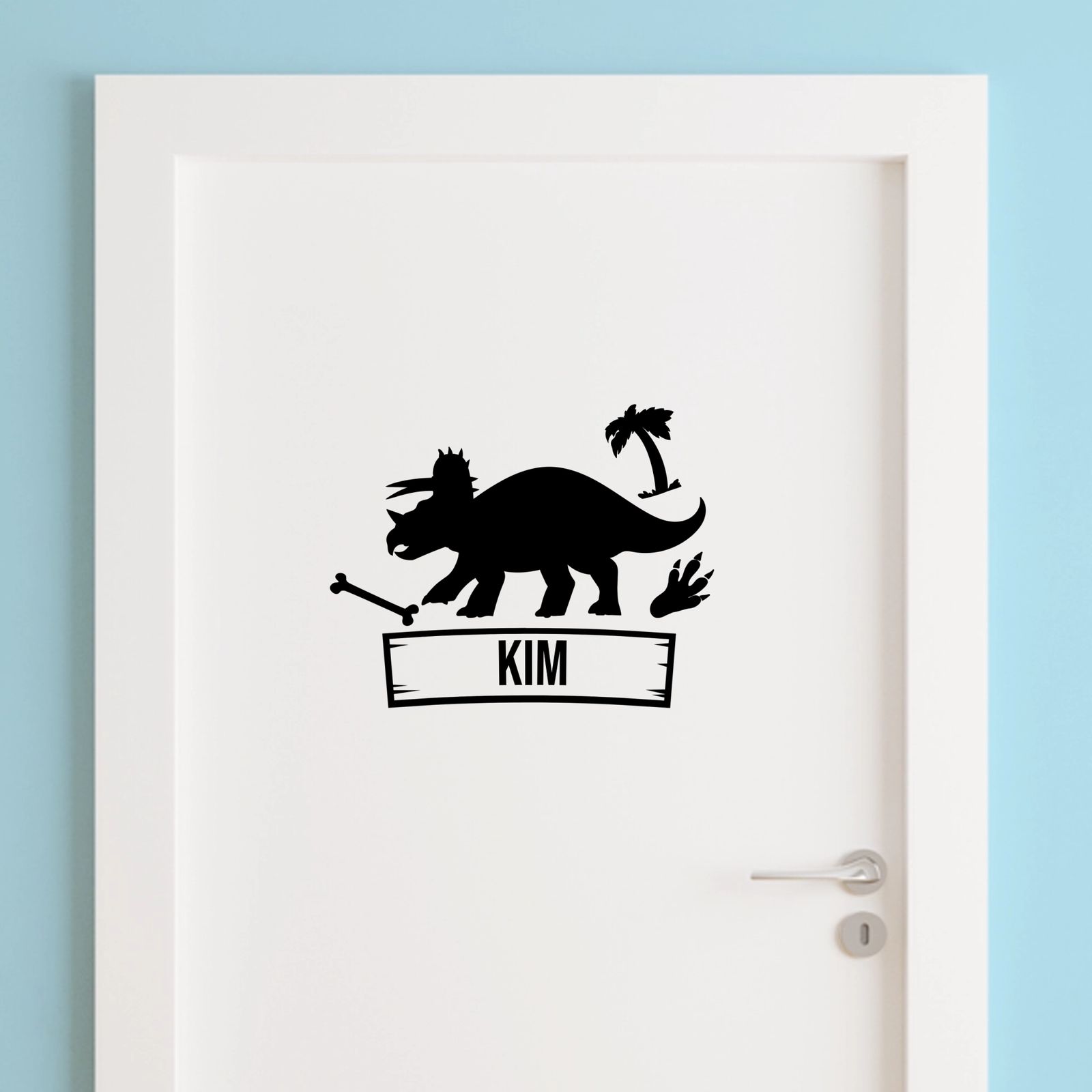 Türaufkleber - Dinosaurier Design