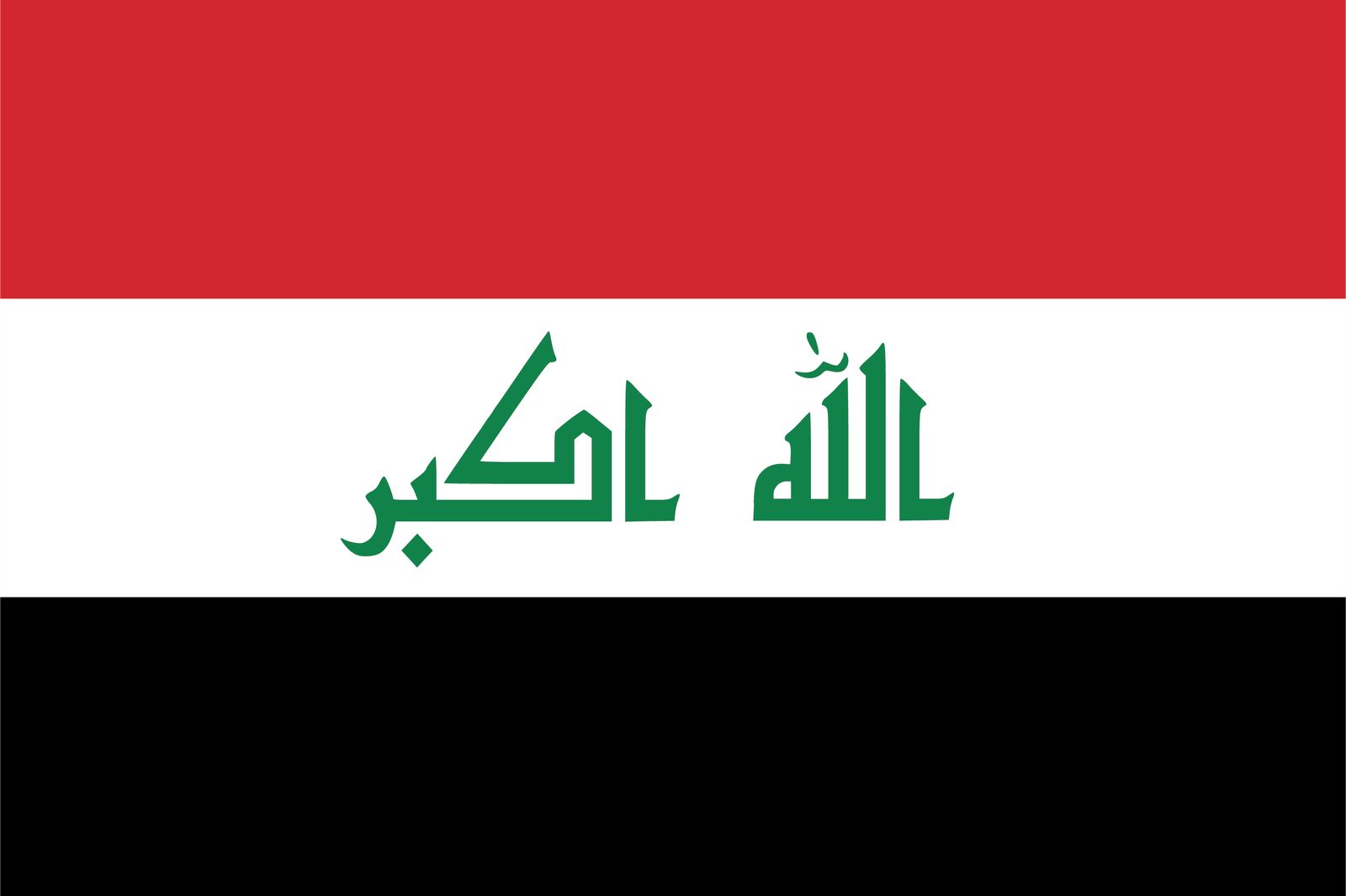 Irak Flagge - Aufkleber
