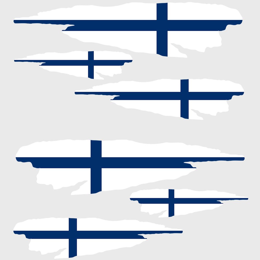 Finnland Flagge - Aufkleber