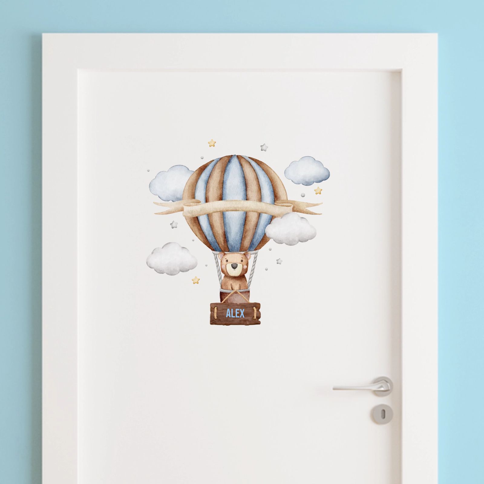 Tür-Aufkleber - Ballonbär-Design