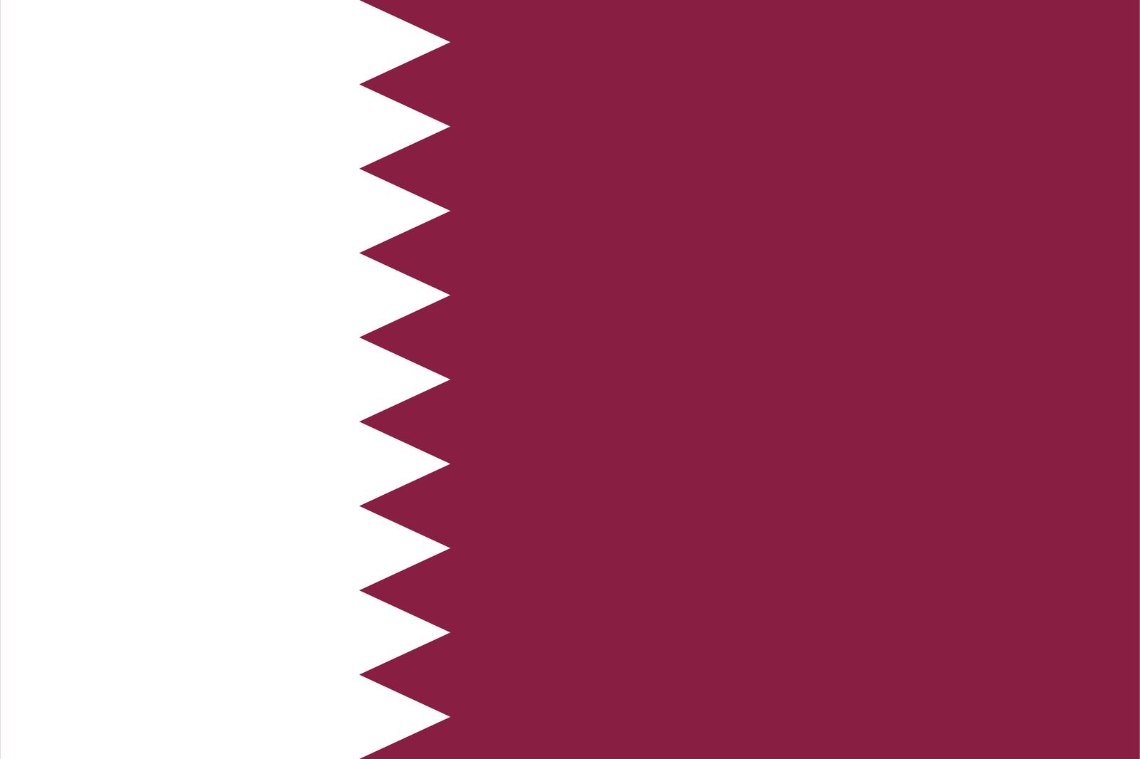 Katar Flagge - Aufkleber
