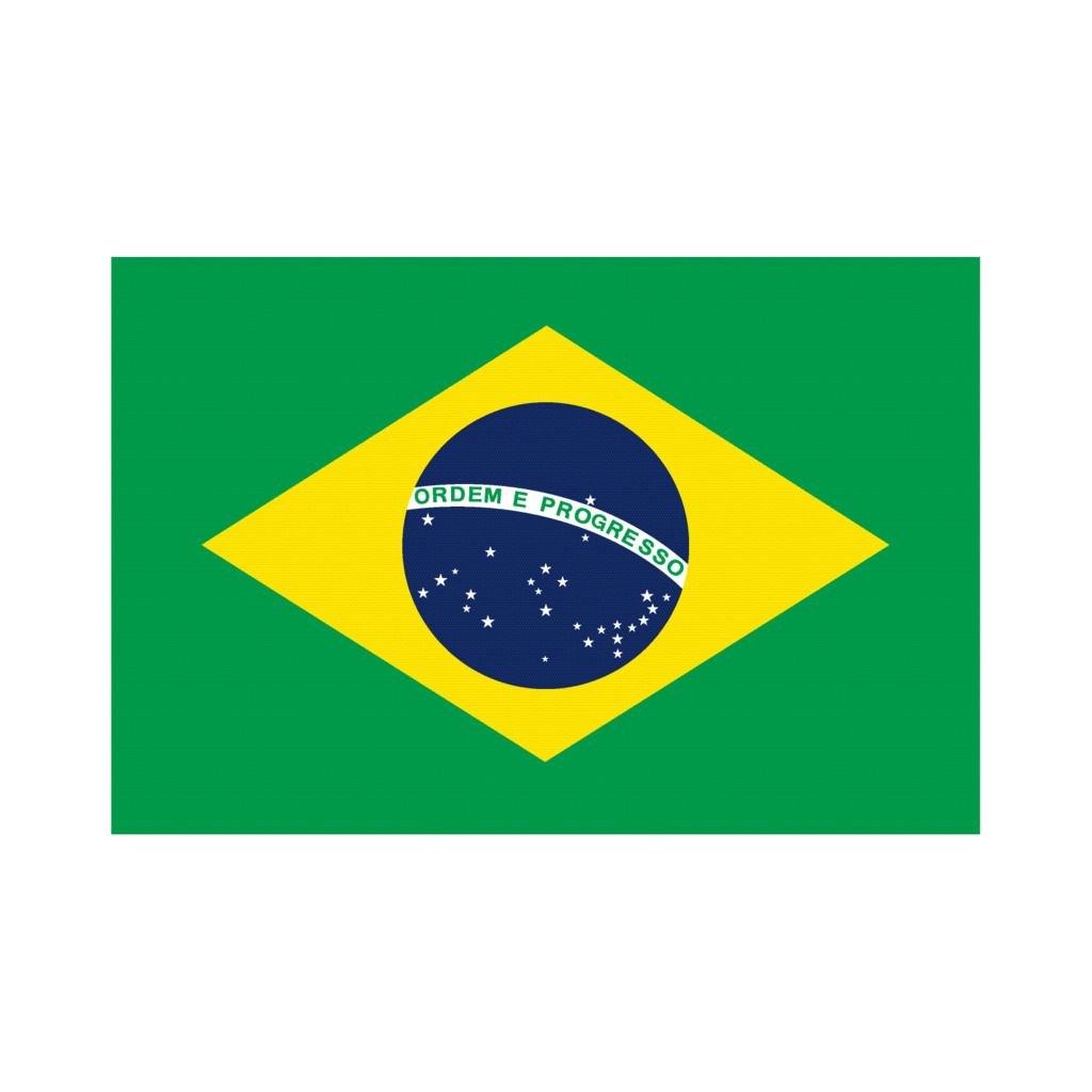 Aufkleber - Brasilien Flagge