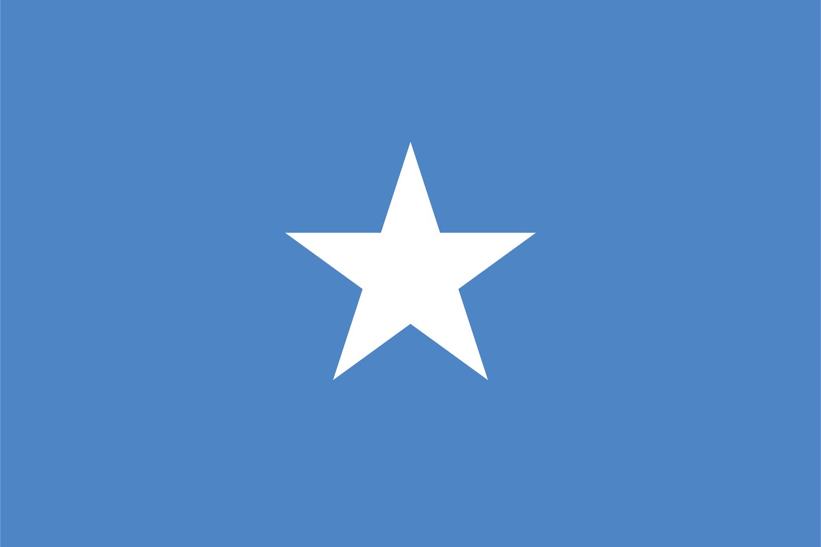 Somalia Flagge - Aufkleber