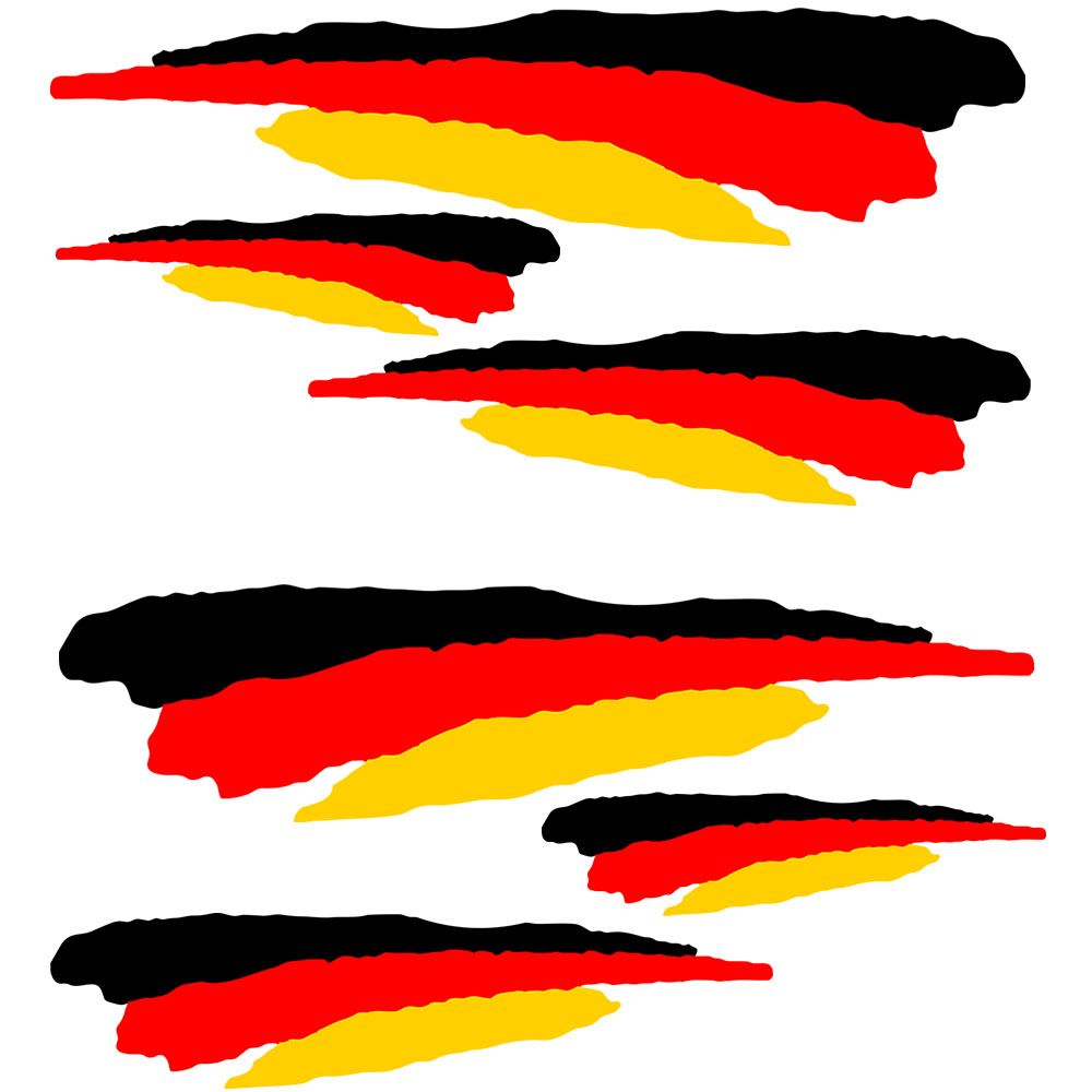 Deutschland Flagge - Aufkleber