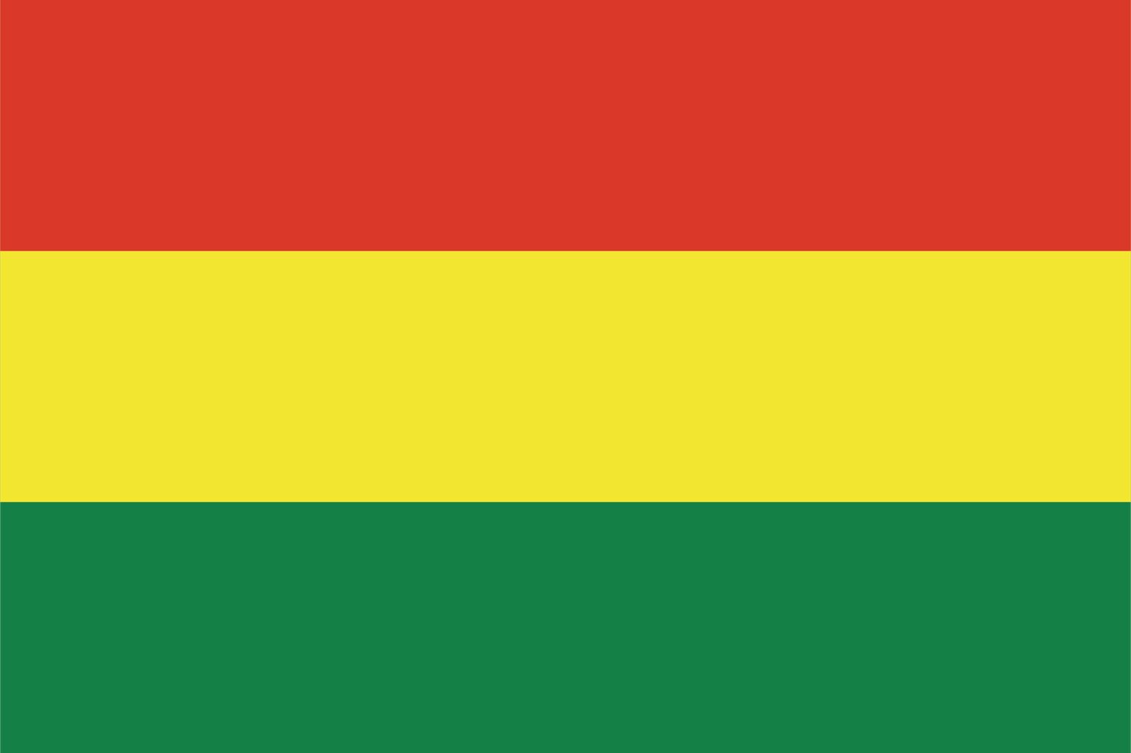 Bolivien Flagge - Aufkleber
