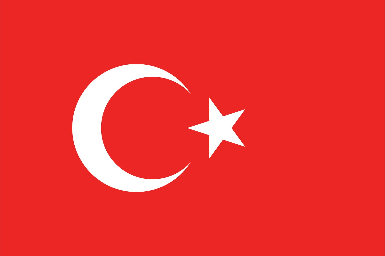 Türkei Flagge - Aufkleber