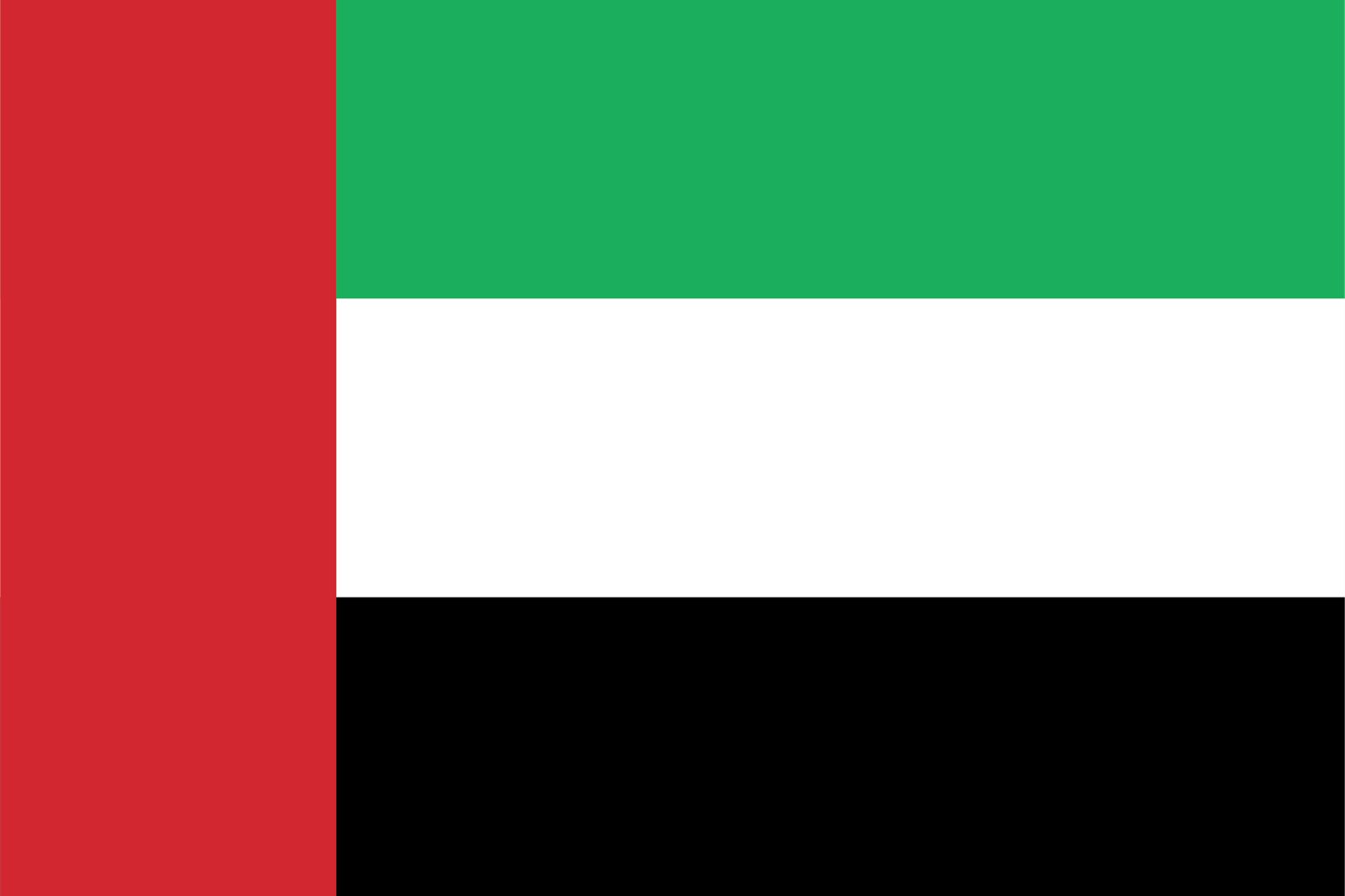 VAE Flagge - Aufkleber