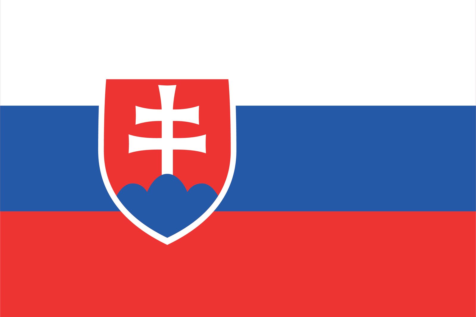 Slowakei Flagge - Sticker