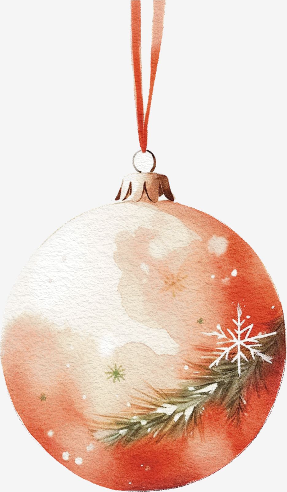 Festlicher Ornament Aufkleber