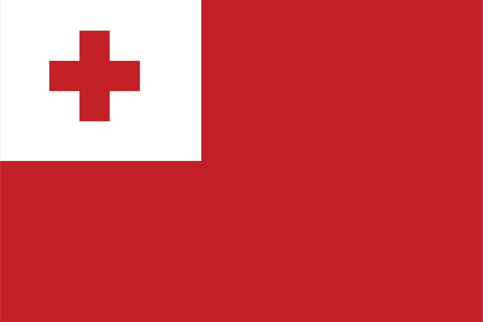 Tonga Flagge - Aufkleber