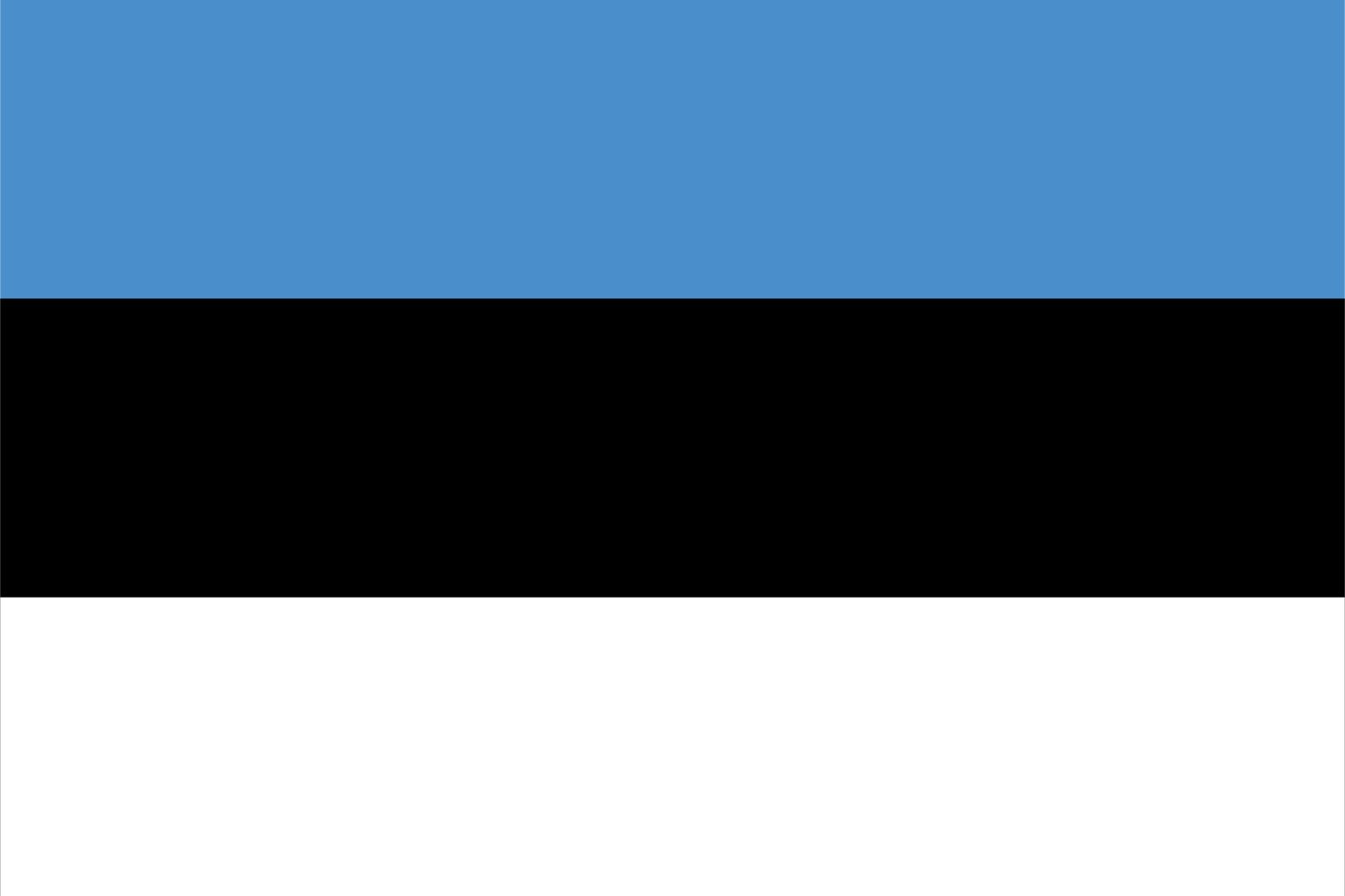 Estland Flagge - Aufkleber